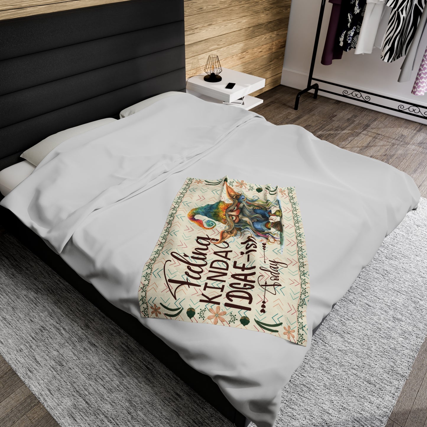 Plush Blanket - Feeling IDGAF-ish