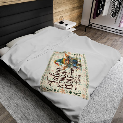 Plush Blanket - Feeling IDGAF-ish