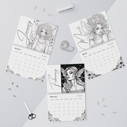 2025 Coloring Calendar - Moonlight Faeries Volume 2