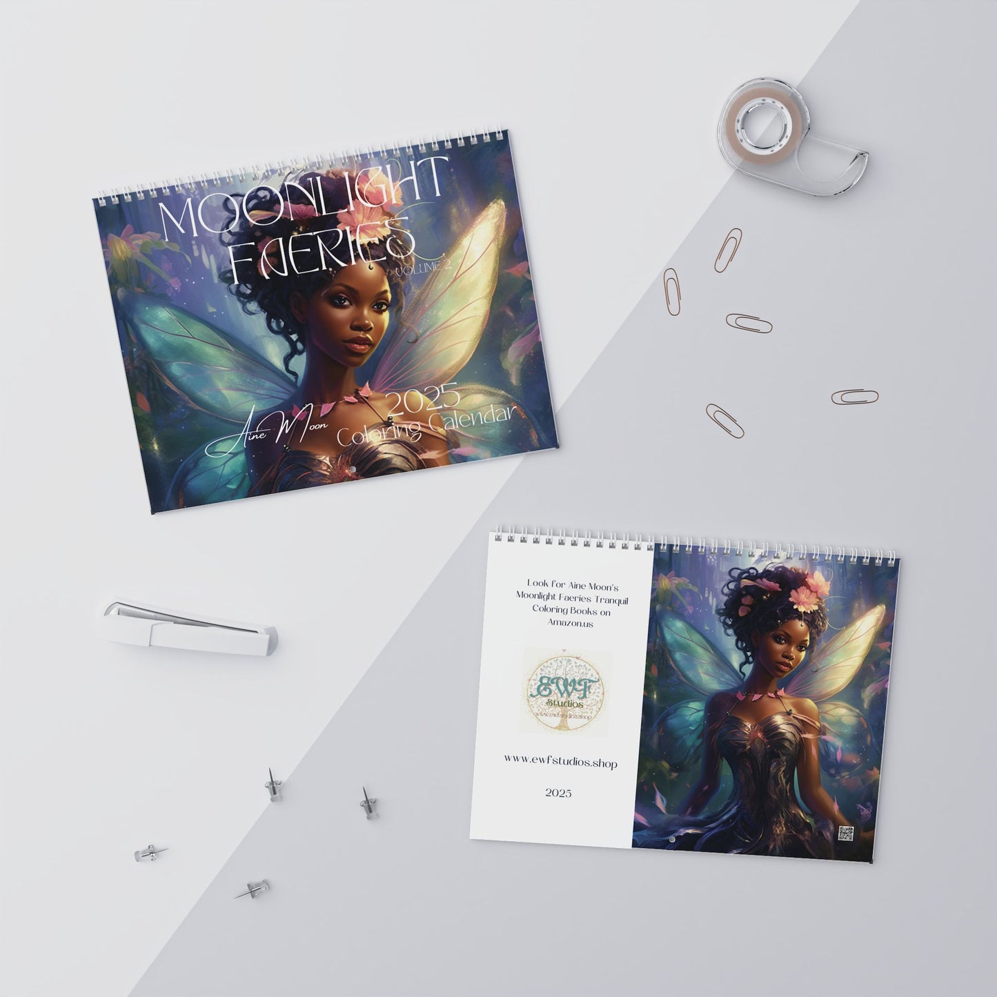 2025 Coloring Calendar - Moonlight Faeries Volume 2
