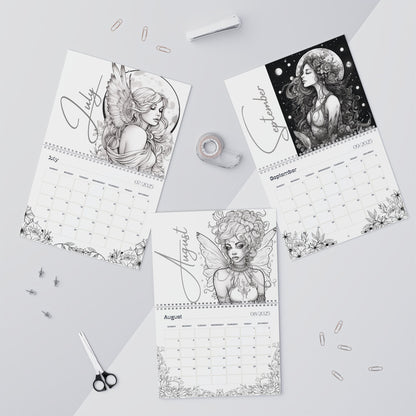 2025 Coloring Calendar - Moonlight Faeries Volume 2