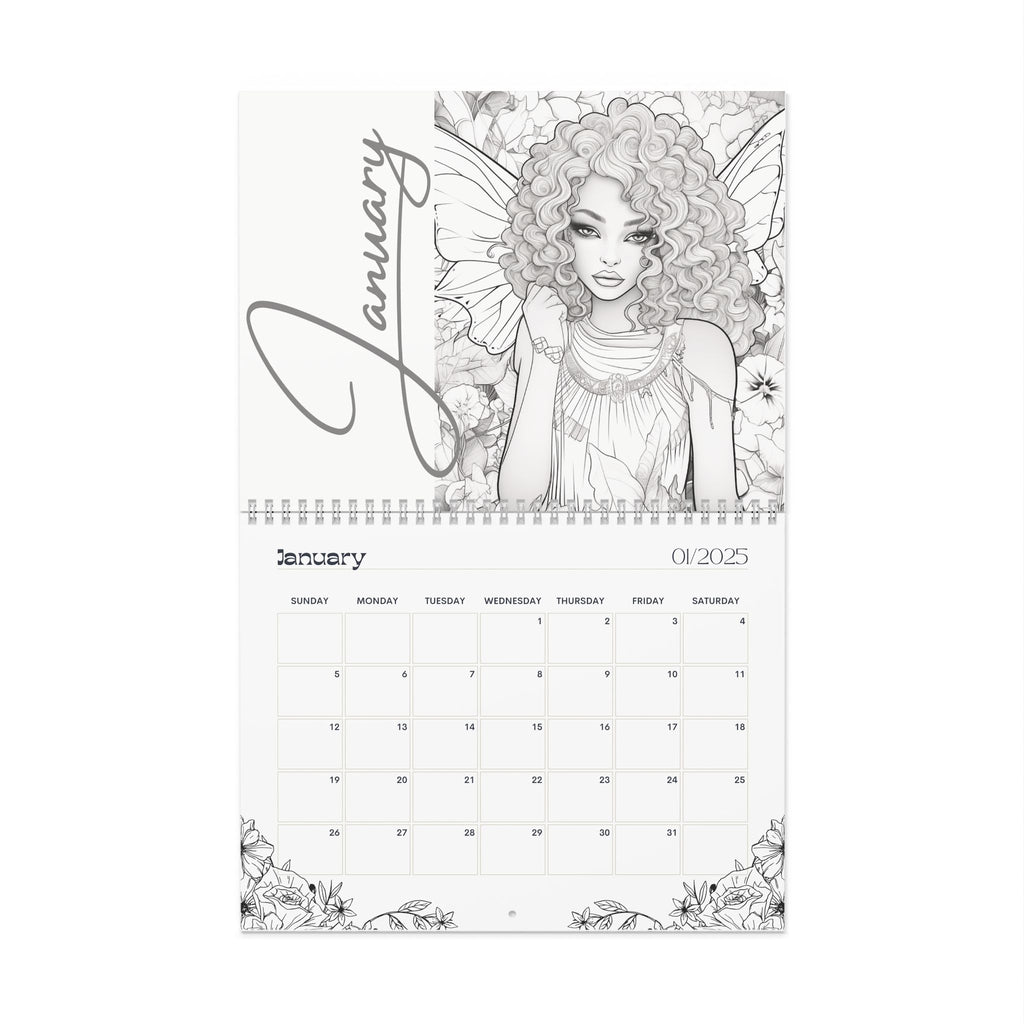 2025 Coloring Calendar - Moonlight Faeries Volume 2