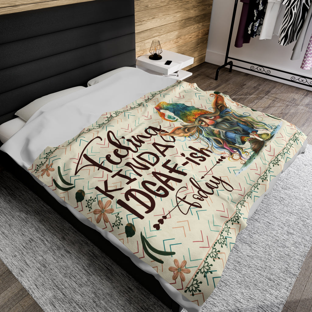 Plush Blanket - Feeling IDGAF-ish
