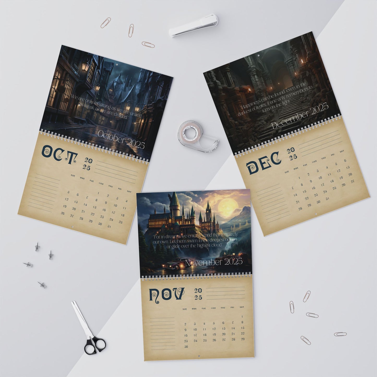 2025 Wall Calendars - The Wisdom of Dumbledor