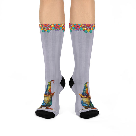 Cushioned Crew Socks-Prism Gnome