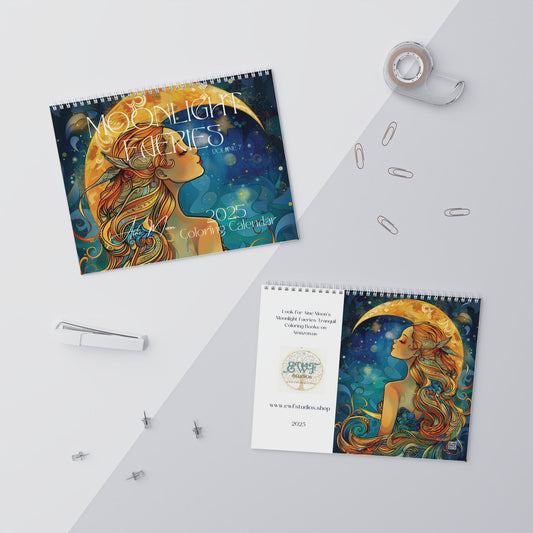 2025 Coloring Calendar - Moonlight Faeries Volume 7