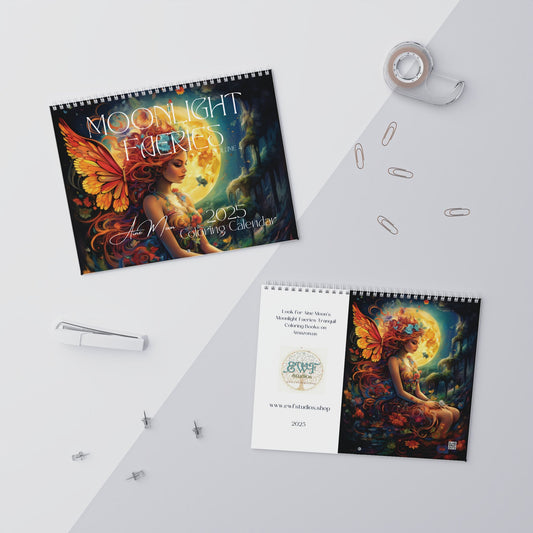 2025 Coloring Calendar - Moonlight Faeries Volume 4