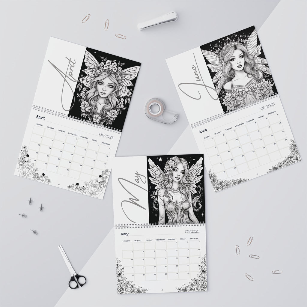 2025 Coloring Calendar - Moonlight Faeries Volume 9