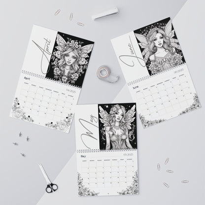 2025 Coloring Calendar - Moonlight Faeries Volume 9
