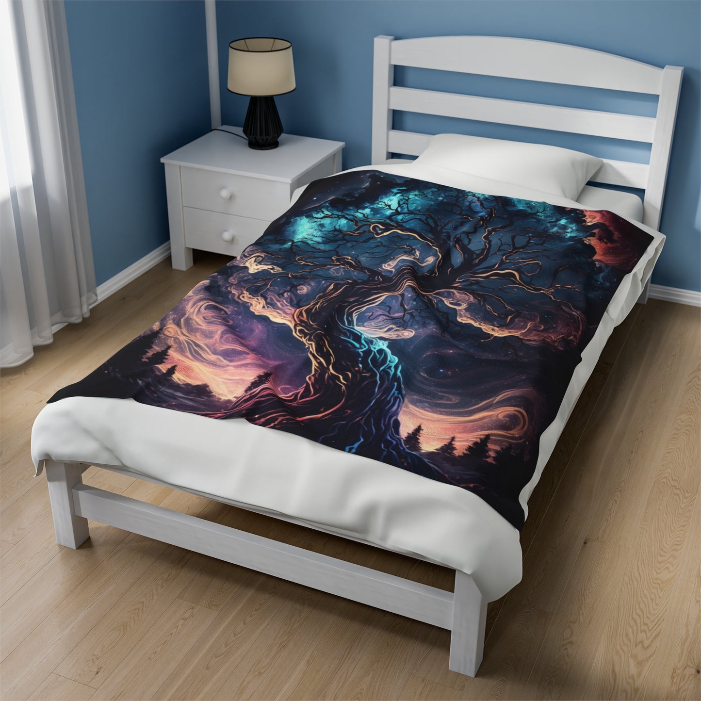 Plush Blanket - Fantasy Tree 1