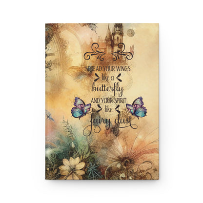 Matte Hardcover Journal - Spread your wings