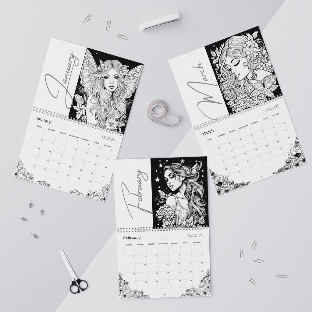 2025 Coloring Calendar - Moonlight Faeries Volume 9