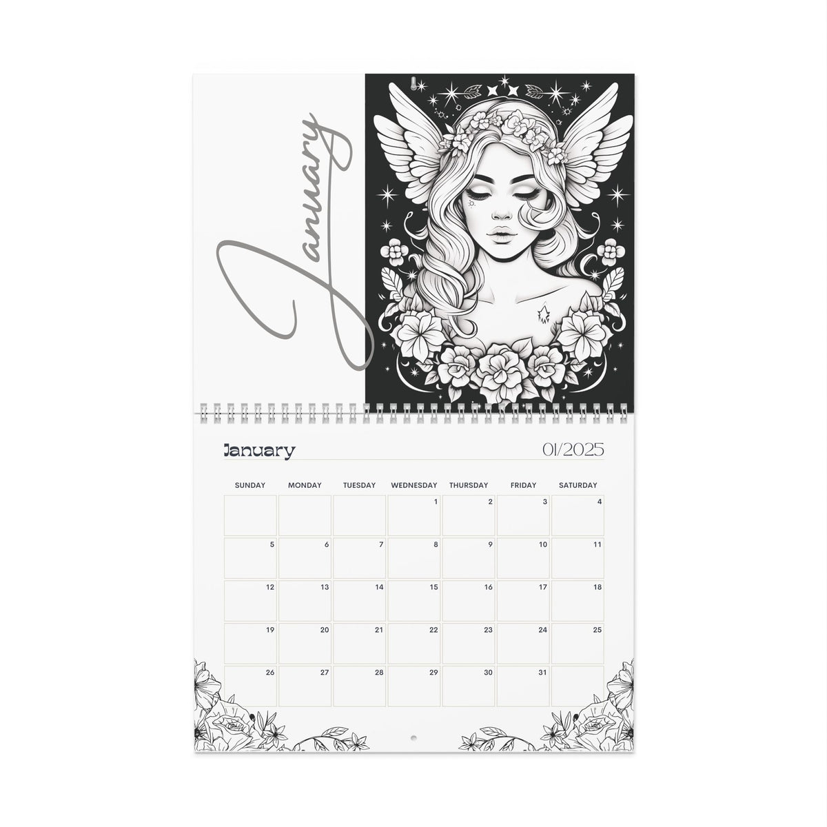 2025 Coloring Calendar - Moonlight Faeries Volume 10