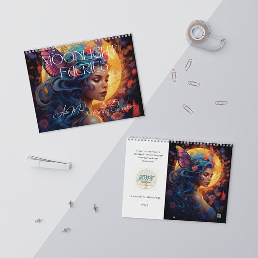 2025 Coloring Calendar - Moonlight Faeries Volume 5