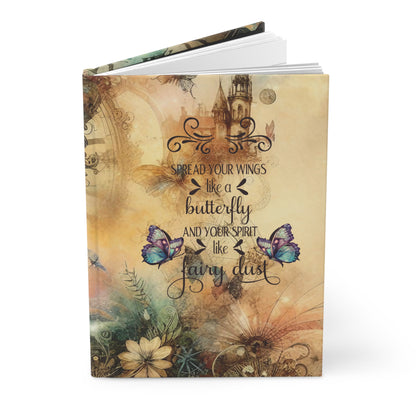 Matte Hardcover Journal - Spread your wings