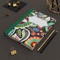 Matte Hardcover Journal - Funky Flowers