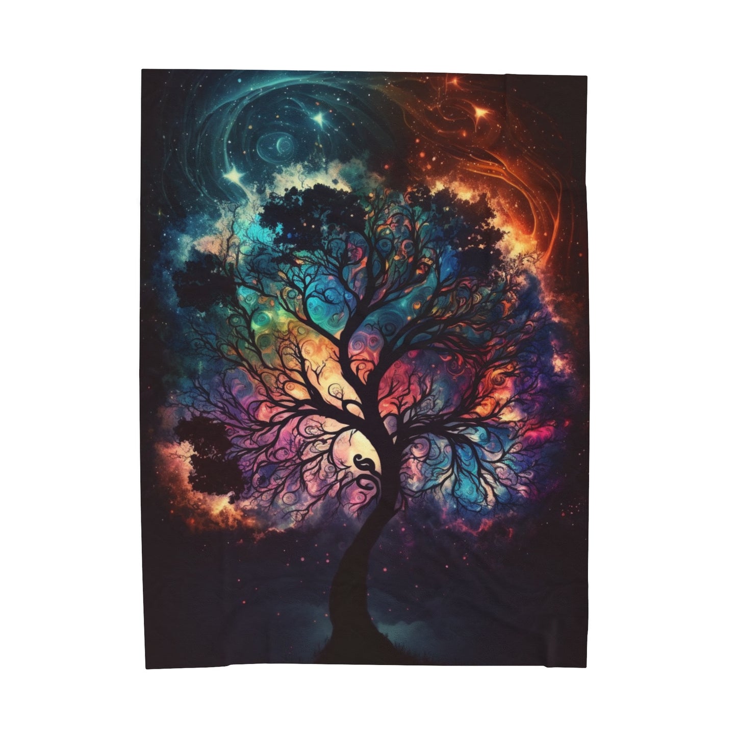 Plush Blanket - Fantasy Tree 3
