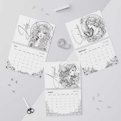 2025 Coloring Calendar - Moonlight Faeries Volume 3