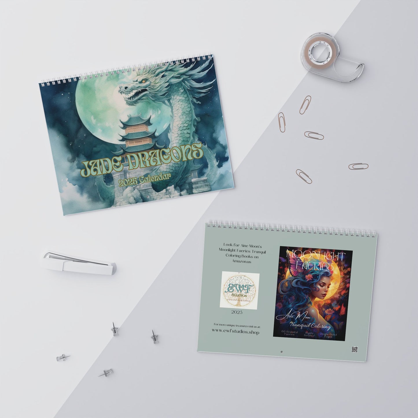 2025 Wall Calendars -Jade Dragons