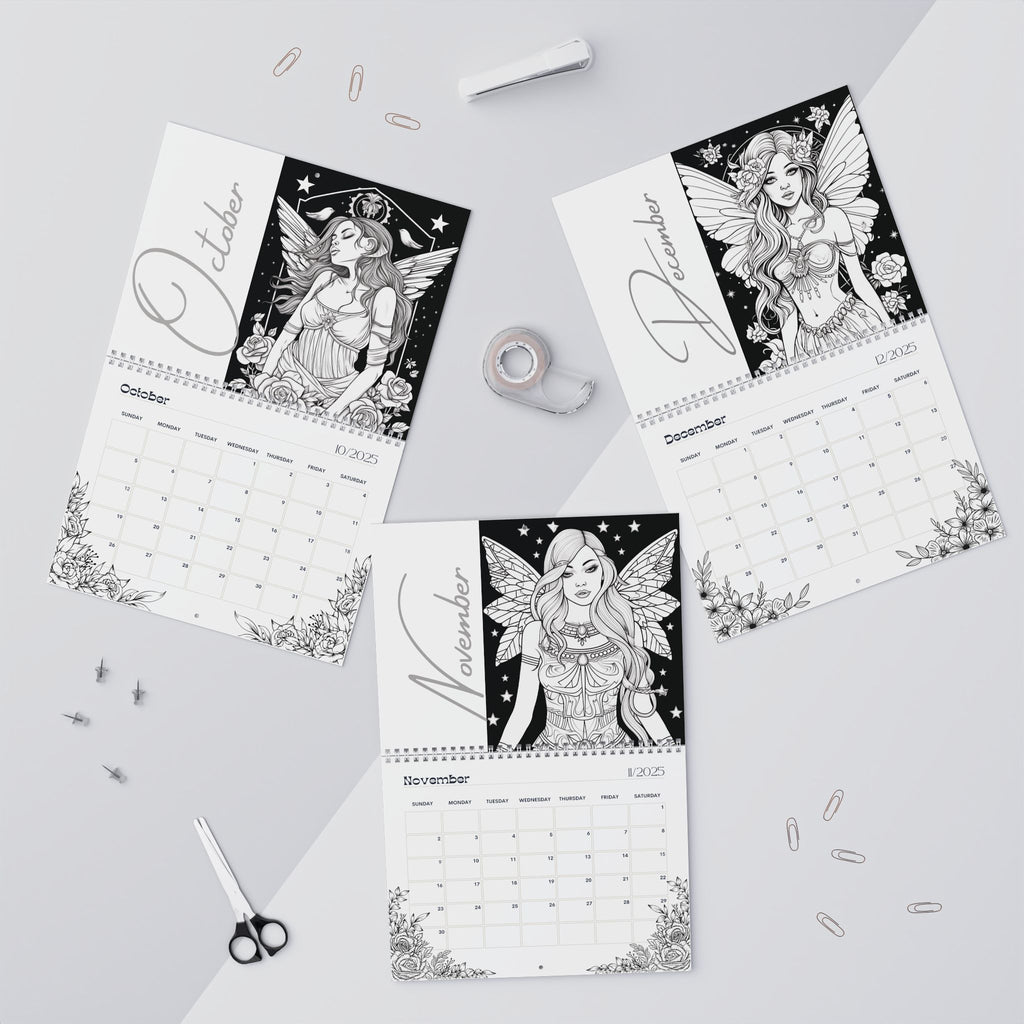 2025 Coloring Calendar - Moonlight Faeries Volume 10