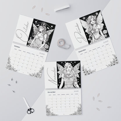 2025 Coloring Calendar - Moonlight Faeries Volume 10