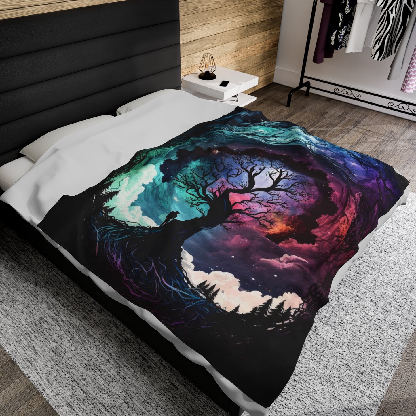 Plush Blanket - Fantasy Tree 2