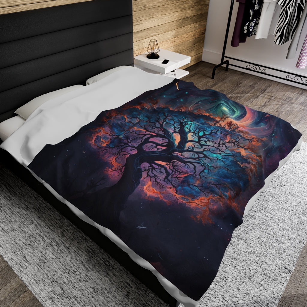Plush Blanket - Fantasy Tree 5