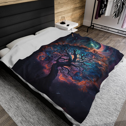 Plush Blanket - Fantasy Tree 5