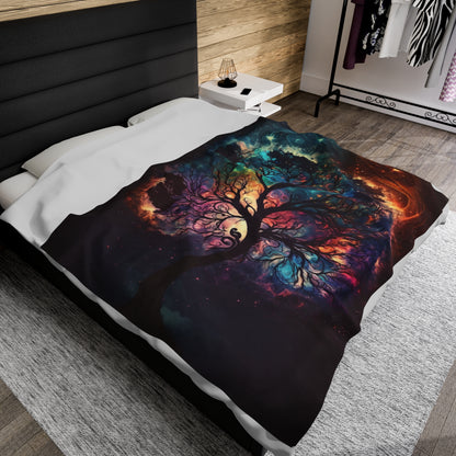 Plush Blanket - Fantasy Tree 3