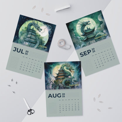 2025 Wall Calendars -Jade Dragons