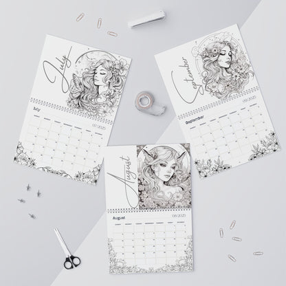 2025 Coloring Calendar - Moonlight Faeries Volume 8