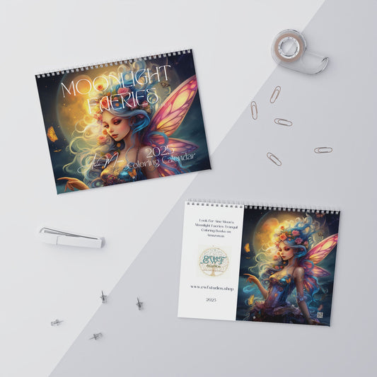 2025 Coloring Calendar - Moonlight Faeries Volume 8