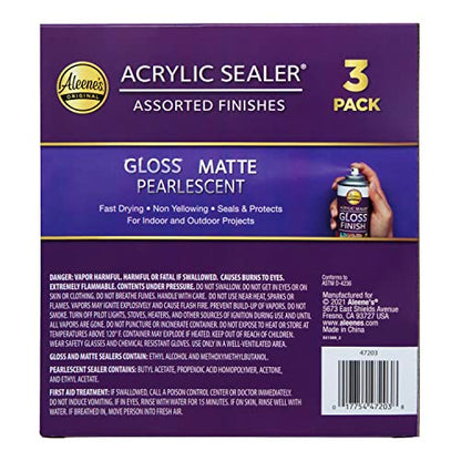 Aleene's 26412 Spray Gloss Finish, 6 Oz Acrylic Sealer, Original Version