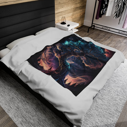 Plush Blanket - Fantasy Tree 1