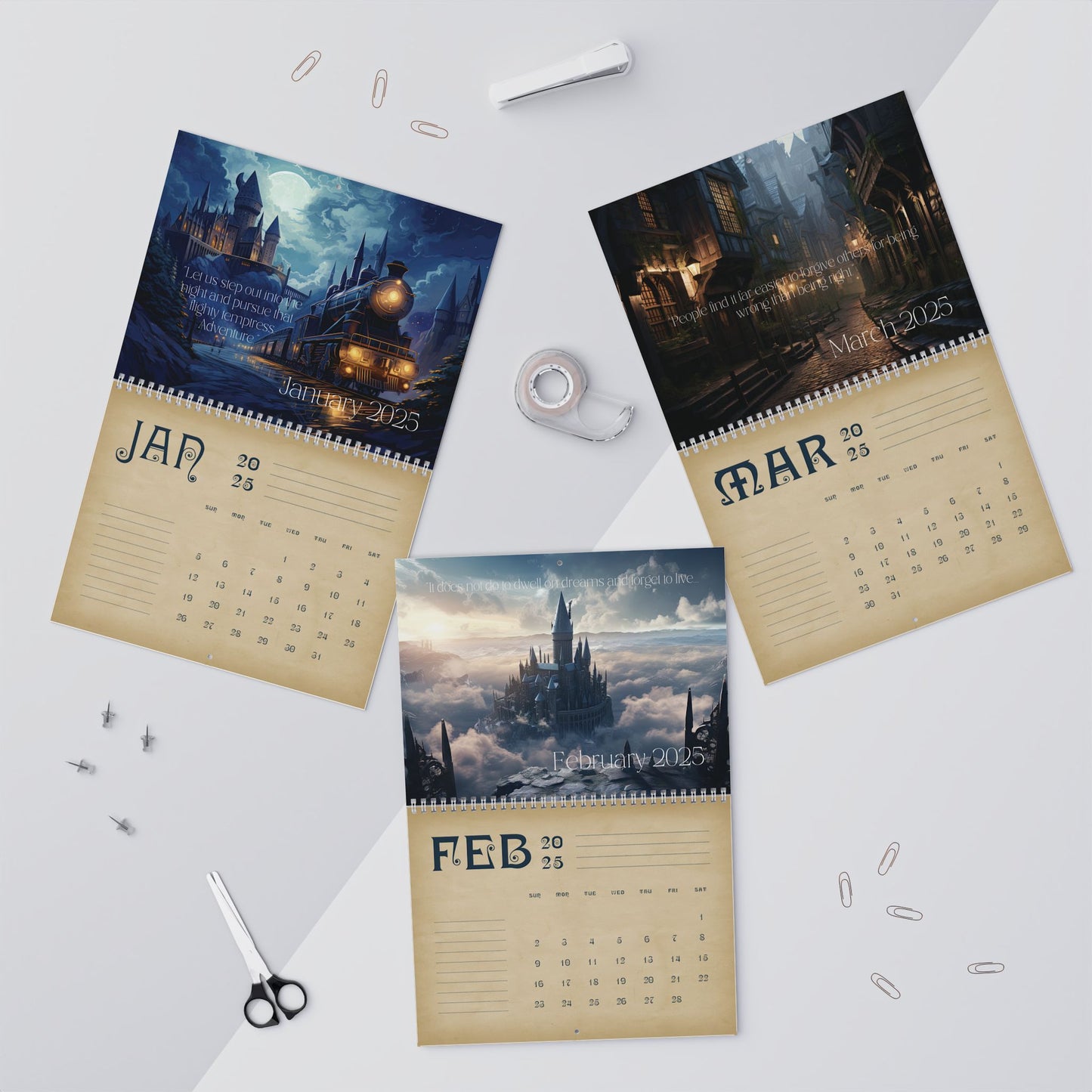 2025 Wall Calendars - The Wisdom of Dumbledor