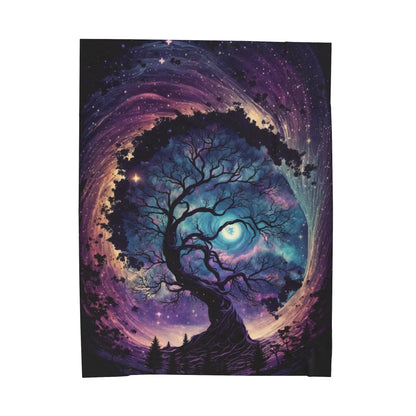 Plush Blanket - Fantasy Tree 4
