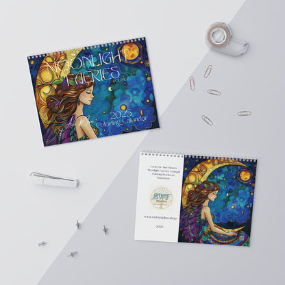 2025 Coloring Calendar - Moonlight Faeries Volume 6