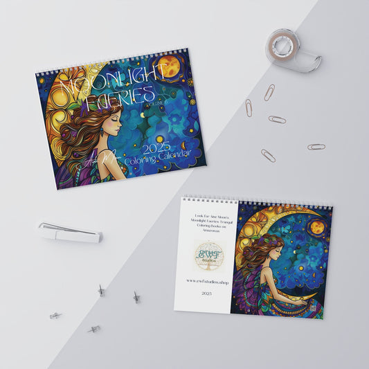 2025 Coloring Calendar - Moonlight Faeries Volume 6
