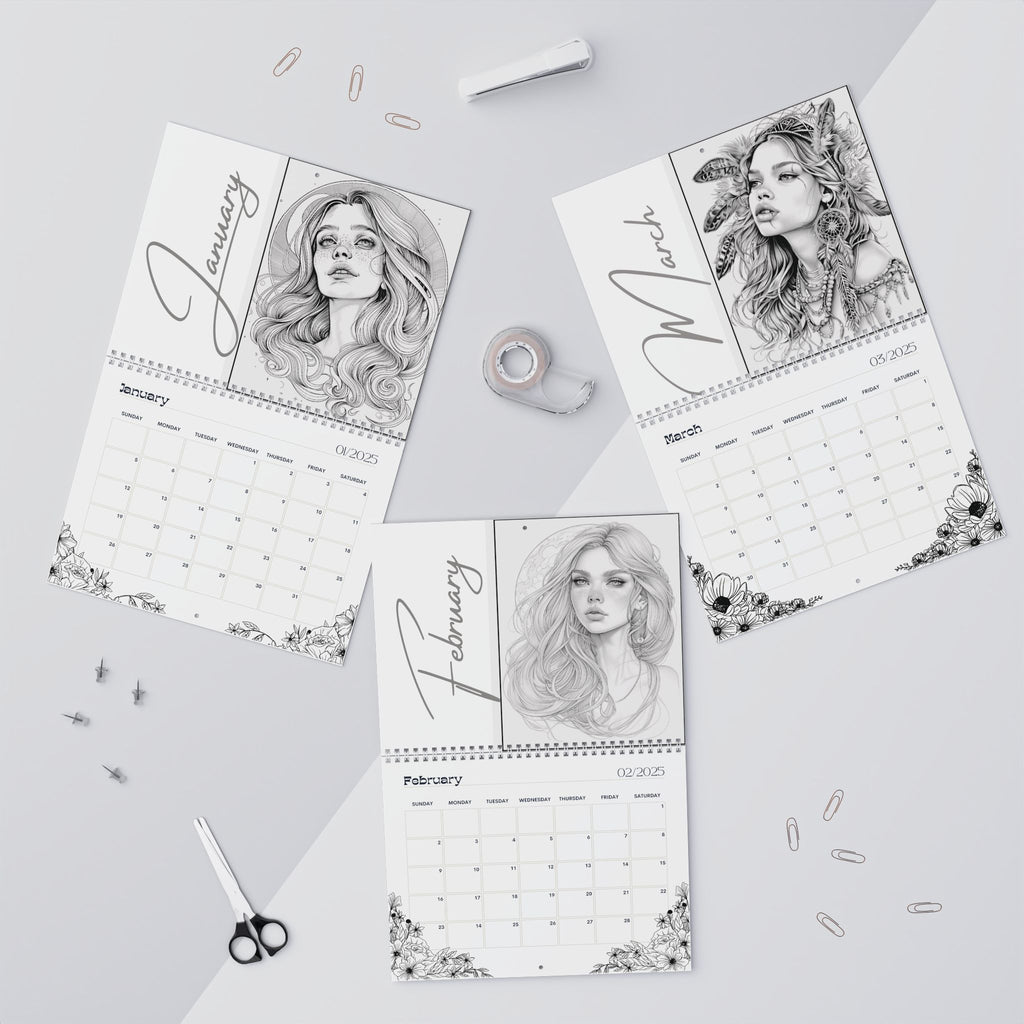 2025 Coloring Calendar - Moonlight Faeries Volume 6