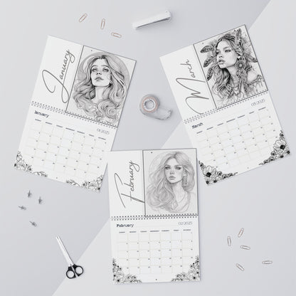 2025 Coloring Calendar - Moonlight Faeries Volume 6