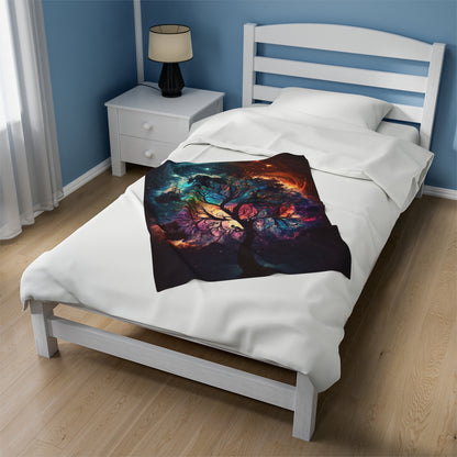 Plush Blanket - Fantasy Tree 3