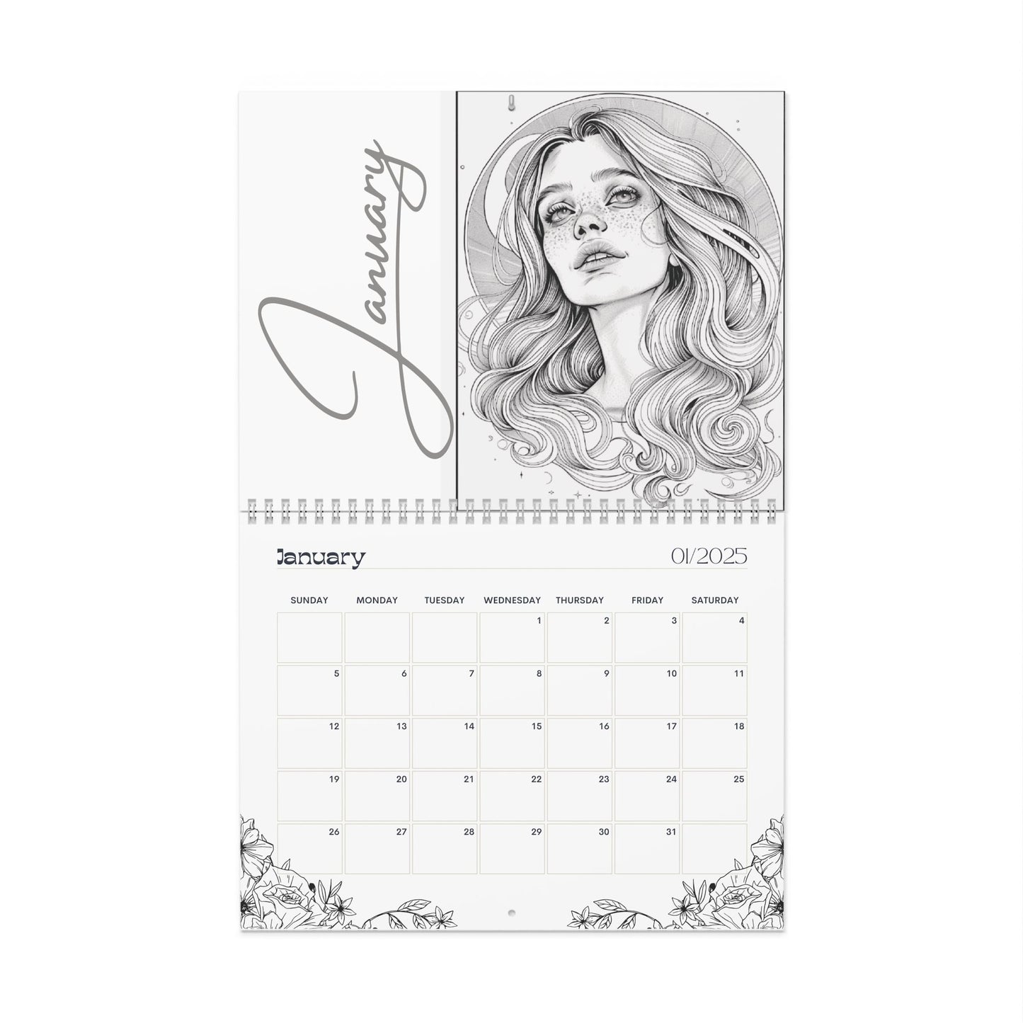 2025 Coloring Calendar - Moonlight Faeries Volume 6