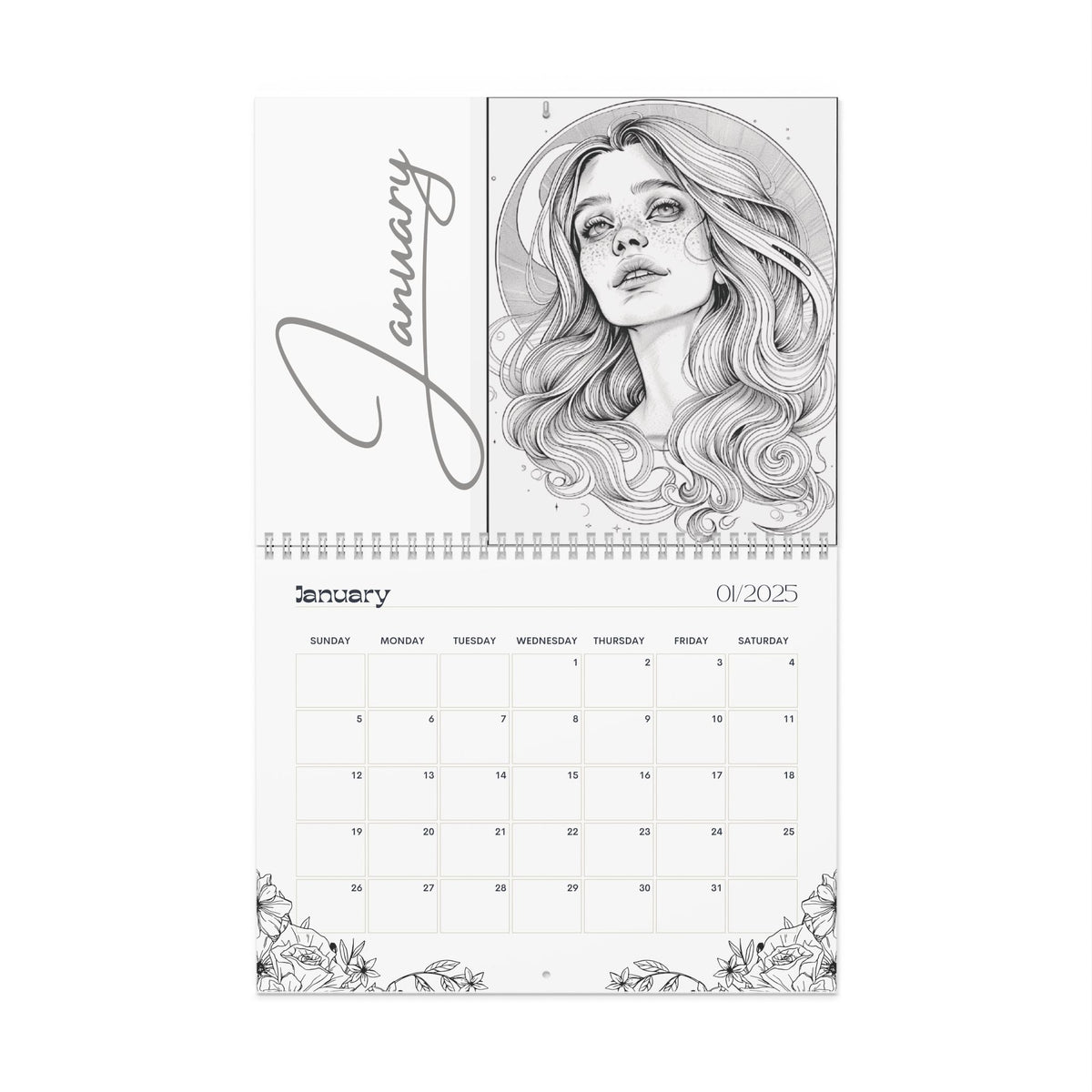 2025 Coloring Calendar - Moonlight Faeries Volume 6