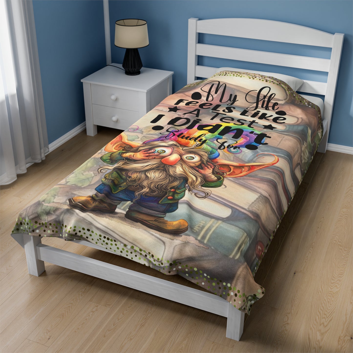 Plush Blanket - Life Is Like A Test