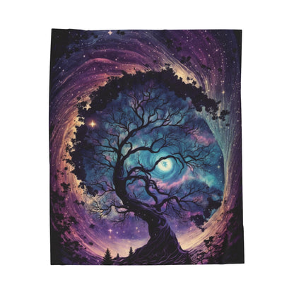 Plush Blanket - Fantasy Tree 4
