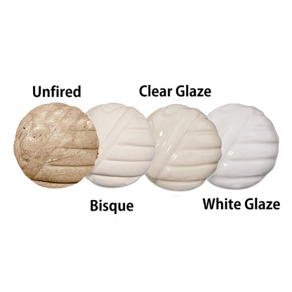 Low Fire Pottery Clay White, 10 lbs (Cones 06-04) Made in USA Modeling Clay for Wheel Throwing and Hand Building, Pottery and Sculpting, Beginners, and Advanced