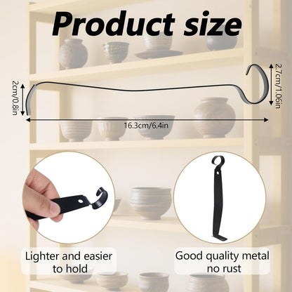 Professional Pottery Trimming Tool for Ceramic and Clay Artists, Double Ended Sharp Handmade Pottery Trimming Tools for Precise Sculpting Carving Smoothing