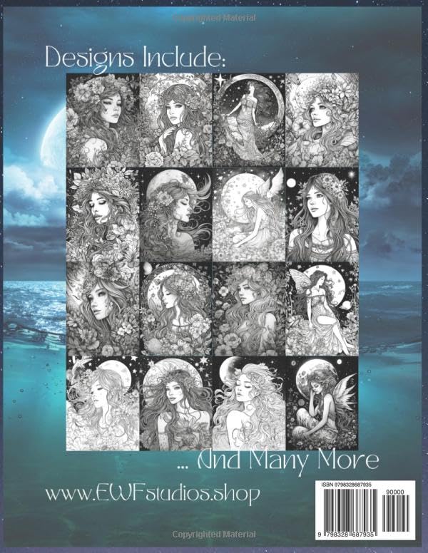 Moonlight Faeries Volume 1: Tranquil Coloring
