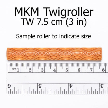 MKM Pottery Tools Wood Twig Rollers for Clay (Tw-33 Winter Woods)