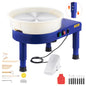 VEVOR 11 inch Pottery Wheel for Adults, 450W Forming Machine with Direct Drive Motor and LCD Touch Screen, 50-300RPM Speed Adjustable Foot Pedal Detachable Basin, for Art Craft Work Home DIY, White